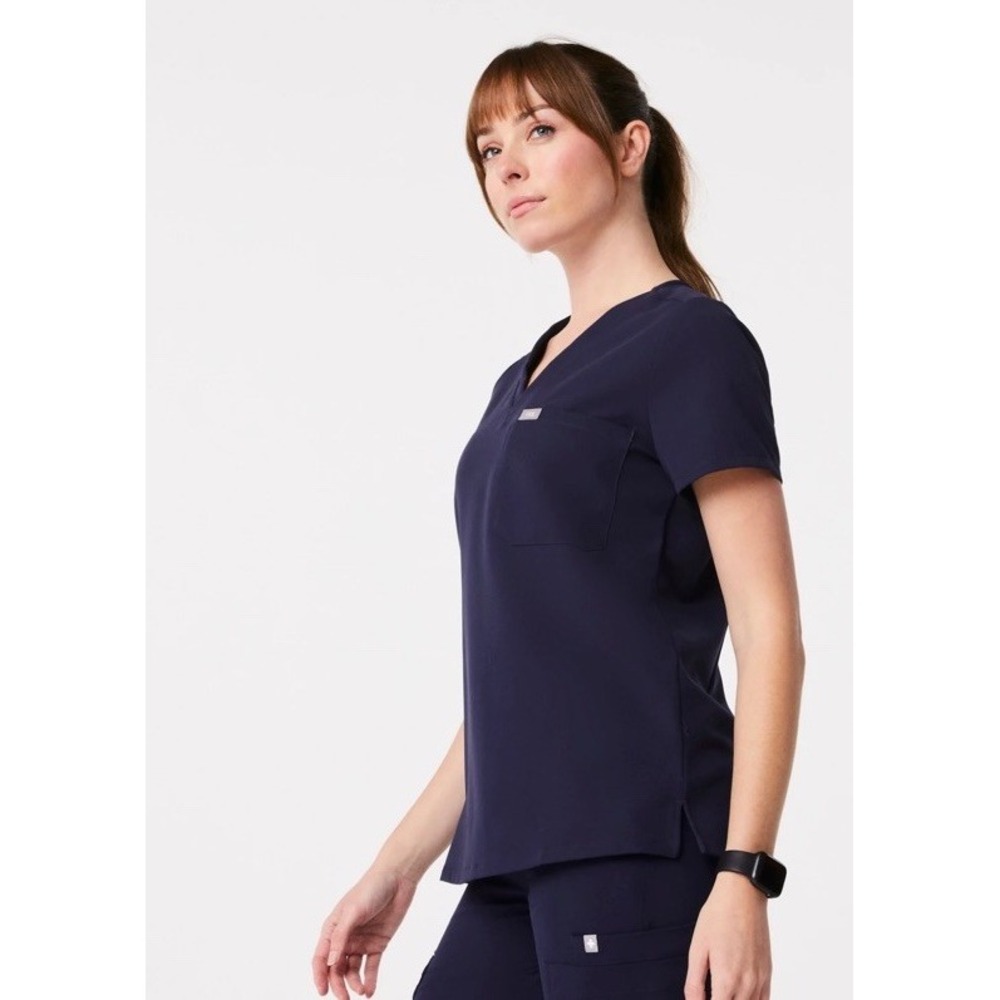 FIGS Catarina Scrub Top Navy NWT Size XXSR